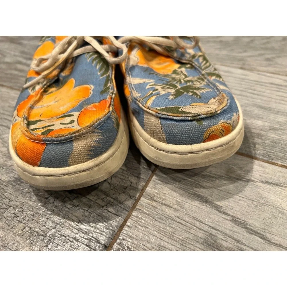 Ariat Cruiser Shoes Mens 7.5 Sneaker Tropical Floral Canvas‎ Slip On 10035814